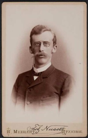 Porträt Fritz Nusser, Violoncellist