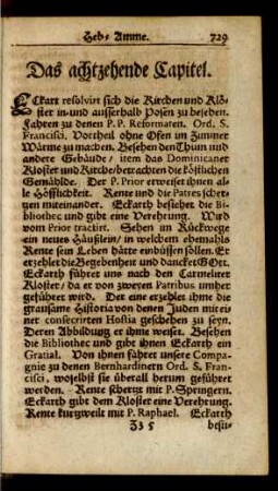 Das achtzehende Capitel.