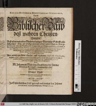 Darinnen das gantze Newe Testament in Eilff underschiedenen Predigten vorgebildet wird