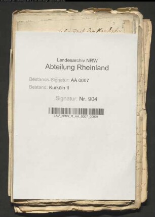 Untersuchungen wegen des Adelsstandes der von Pelden gen. Clout; Bescheinigung des Adelsstandes für die Familie von Loen und von Hemerich zu Rantenberg