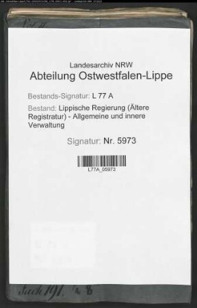 Anstellung des Chirurgen Gottlieb Schuster und Kompagniechirurgen Harland zu Lage, Bd. 2