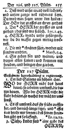 Der 127. Psalm