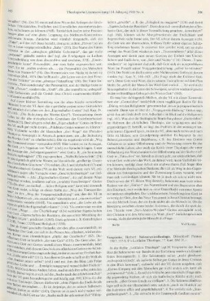 306-309 [Rezension] Vorgrimler, Herbert, Sakramententheologie