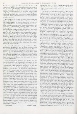 912-914 [Rezension] Wikenhauser, Alfred, Einleitung in das Neue Testament