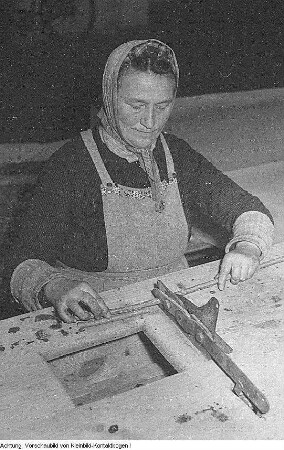 Pirna, Graupa. Reportage - Landwirtschaft, Dezember 1953