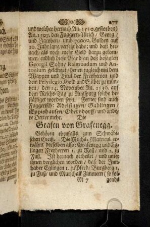 277-280, Grafen von Grafenegg; Grafen von HohenEmbs