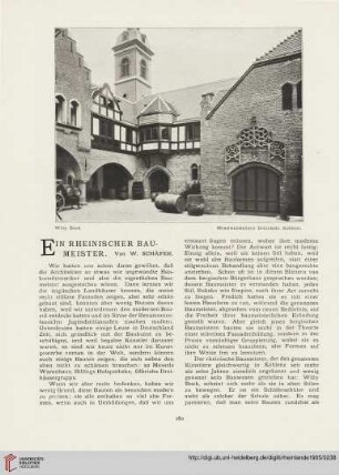 9: Ein rheinischer Baumeister
