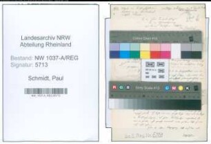 Entnazifizierung Paul Schmidt , geb. 00.00.0000 ()