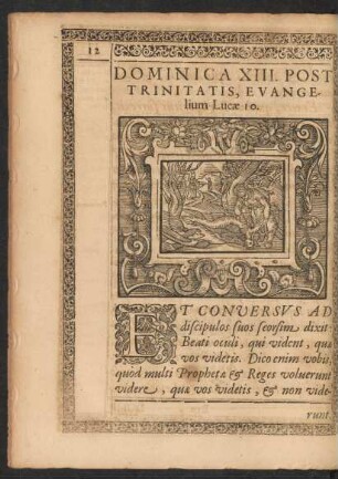Dominica XIII. Post Trinitatis, Evangelium Lucae 10.