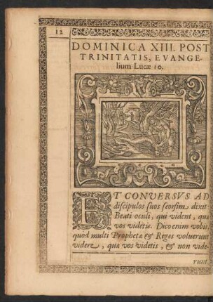 Dominica XIII. Post Trinitatis, Evangelium Lucae 10.
