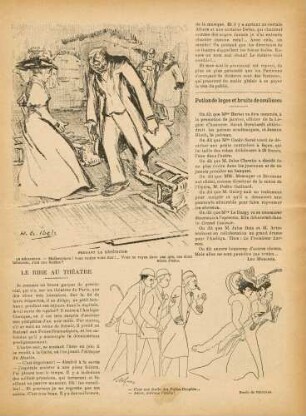 Pendant la répétition; – C’est une étoile des Folies-Bergère…
