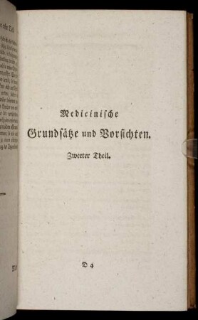 Zweeter Theil.