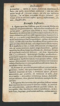 Exempla Castitatis.