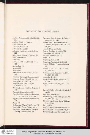 Orts- und Personenregister
