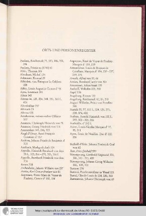 Orts- und Personenregister