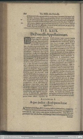 Tit. XIIX. De Processu Appellationum