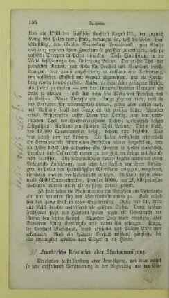Frankreichs Revolution oder Staatsumwälzung