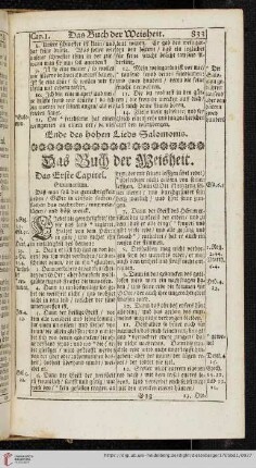 Das Buch der Weisheit