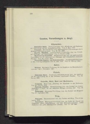 Gesetze, Verordnungen u. dergl.
