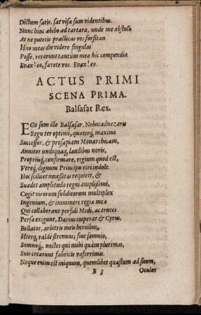 Actus Primi.