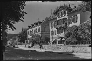 Bad Elster. An der Badstraße