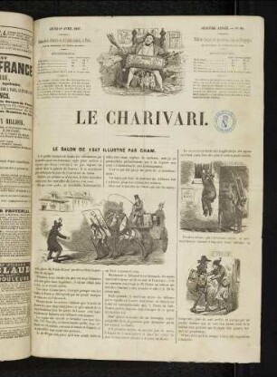 Le salon de 1847 illustré par Cham