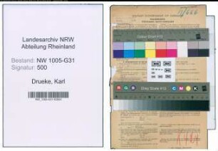 Entnazifizierung Karl Drueke , geb. 16.11.1899 (Gastwirt)