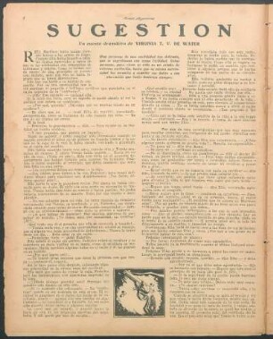 Sugestión : Un cuento dramático de Virginia T. V. de Water
