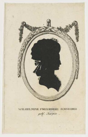 Bildnis der Wilhelmine Friederike Schneider