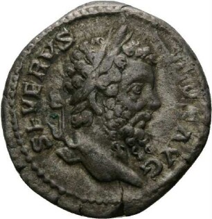 Denar des Septimius Severus mit Darstellung des Iupiter