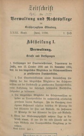 Juni-December 1896 = 1.-3. Heft