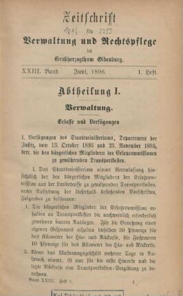 Juni-December 1896 = 1.-3. Heft