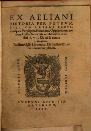 De vi et natura animalium