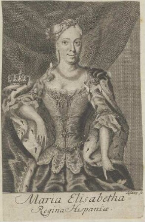Bildnis der Maria Elisabetha, Königin von Spanien
