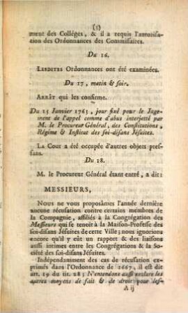 Suite Du Journal Des Arrêts Et Arrêtés Du Parlement De Toulouse : Concernant l' affaire des soi-disans Jésuites, depuis le 5 Juin 1762