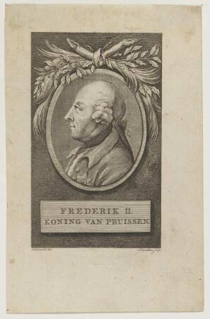 Bildnis des Frederik II. van Pruissen.