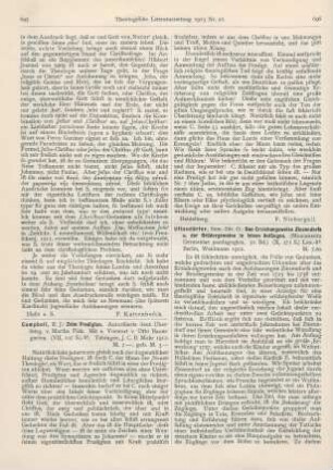 696-697 [Rezension] Uttendörfer, Otto, Das Erziehungswesen Zinzendorfs und der Brüdergemeine in seinen Anfängen