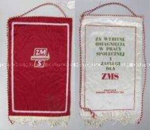 Wimpel des Sozialistischen Jugendverbandes Polen