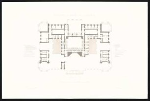 Reichstag, Berlin: Grundriss des Zwischengeschosses