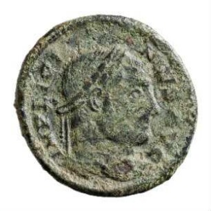 Münze, Follis (Follaro), 321 n. Chr.