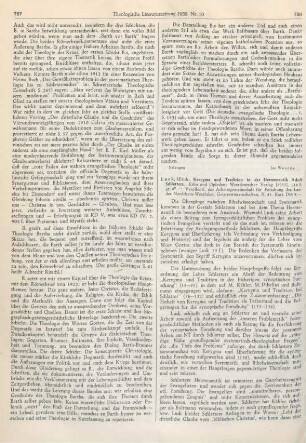 788-790 [Rezension] Luck, Ulrich, Kerygma und Tradition in der Hermeneutik Adolf Schlatters