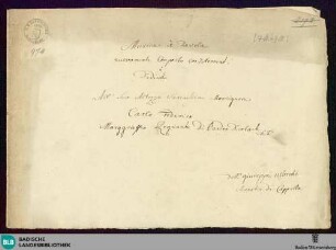 Musica à tavola - Mus. Hs. 974 : woodwinds, brasses; E|b