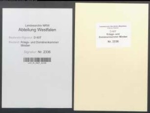 Erblicher Verkauf der Elsemühle nordöstlich von Bünde (Amt Limberg, Vogtei Bünde) - Band 3