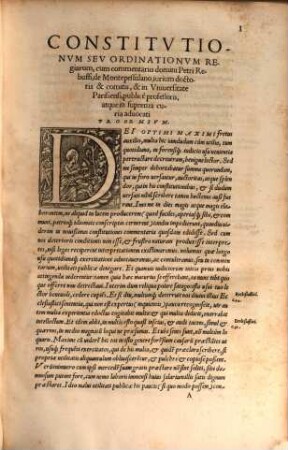 Commentarii in constitutiones ... regias, 1