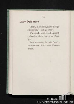 Lady Delamere.