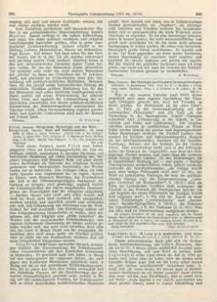 289-290 [Rezension] Siegfried, Theodor, Kant und Schleiermacher