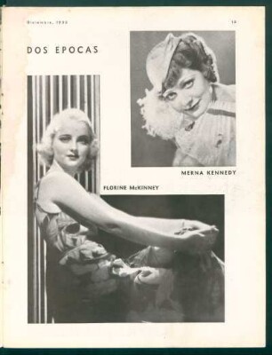Dos épocas: Merne Kennedy y Florine McKinney