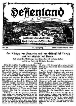 Nr. 23, Erstes Dezember-Heft 1910