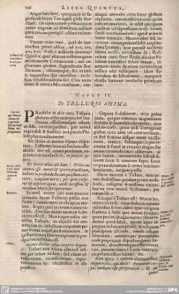 CAPUT IV. De TELLURIS ANIMA.