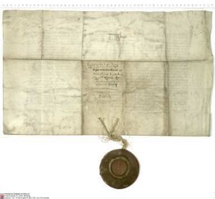 Kaiser Karl IV. bestätigt Heinrich [von Kranlucken], Abt von Fulda, und seinen Nachfolgern die Würde eines Erzkanzlers der römischen Kaiserin und ...